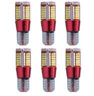 6x žiarovka T10 57SMD, silný CANBUS, studená biela LED 6x žiarovka T10 57SMD, silný CANBUS, studená biela LED