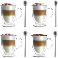VIALLI 4 ŠÁLKY POHÁRKY AMO TEA LATTE KÁVA VIALLI 4 ŠÁLKY POHÁRKY AMO TEA LATTE KÁVA