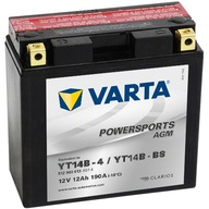 Batéria do motocykla Varta YT14B-BS 12Ah 190A Batéria do motocykla Varta YT14B-BS 12Ah 190A