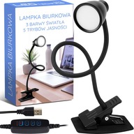 LED STOLNÁ LAMPA FLEXIBILNÁ KLIPKA 5W na školské čítanie + STOJAN LED STOLNÁ LAMPA FLEXIBILNÁ KLIPKA 5W na školské čítanie + STOJAN