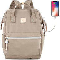 Himawari Sorrel HM1881 dámsky mestský batoh na notebook 13,3 USB coffee Himawari Sorrel HM1881 dámsky mestský batoh na notebook 13,3 USB coffee