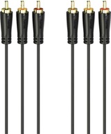 A/V kábel 3x Cinch RCA M/M Gold Screen 75Ohm 1,5m. HAMA A/V kábel 3x Cinch RCA M/M Gold Screen 75Ohm 1,5m. HAMA