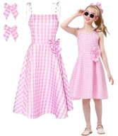 OUTFIT JEDNORÁZOVÝ KROJ BARBI RUŽOVÉ ŠATY NA KARNEVALOVÝ PLES 116/122 CM OUTFIT JEDNORÁZOVÝ KROJ BARBI RUŽOVÉ ŠATY NA KARNEVALOVÝ PLES 116/122 CM