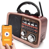 KUCHYNSKÉ RÁDIO BATÉRIOVÉ PRENOSNÉ BLUETOOTH USB FM ŠTÝLOVÉ RETRO VINTAGE KUCHYNSKÉ RÁDIO BATÉRIOVÉ PRENOSNÉ BLUETOOTH USB FM ŠTÝLOVÉ RETRO VINTAGE