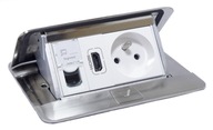 Zásuvky skryté v doske stola HDMI RJ45 z nerezovej ocele Zásuvky skryté v doske stola HDMI RJ45 z nerezovej ocele