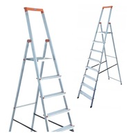 Hliníkový domáci rebrík Krause Solidy, 8 stupňov