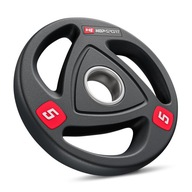 Liatinové olympijské závažie 5kg 51mm hopsport Liatinové olympijské závažie 5kg 51mm hopsport