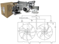 VENTILÁTOR RADIÁTORA (S POUZDROM) MAZDA 6 1,8/2,0 0 VENTILÁTOR RADIÁTORA (S POUZDROM) MAZDA 6 1,8/2,0 0