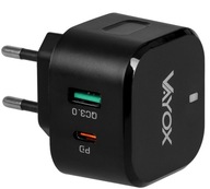 USB nabíjačka QC3.0 + PD20W VA0001 Vayox