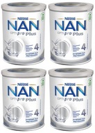 4 x NAN 4 Optipro Plus upravené mlieko 800g 4 x NAN 4 Optipro Plus upravené mlieko 800g