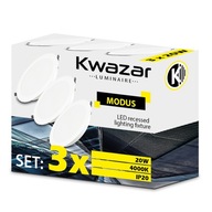 3 x LED PANEL STROPNÉ SVETLO ZDVIHNUTÉ 20W 230V 4000K 3 x LED PANEL STROPNÉ SVETLO ZDVIHNUTÉ 20W 230V 4000K