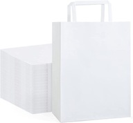 EKO papierová taška biela 22x10x28 250 kusov