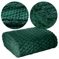 Prikrývka na posteľ Cindy6 170x210 embosovaná pléd z mikrovlákna C. zelená