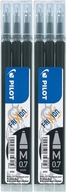 PILOT FRIXION 0,7mm ČIERNA ORIGINÁLNA NÁPLŇ 6 ks