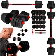 Bitúmenové činky 2x15kg s konektorom, sada 30kg Bitúmenové činky 2x15kg s konektorom, sada 30kg