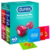DUREX SURPRISE ME FUN MIX kondómy 40 ks.