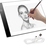 Grafický tablet na kreslenie, skicovanie, kreslenie, LED podsvietenie