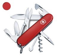 Victorinox 1.3703, vreckový nôž Climber, 91 mm, 14 funkcií, nožnice, červený