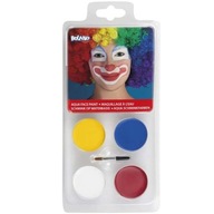 Sada CLOWN make up farieb na tvár, FAREBNÁ Sada CLOWN make up farieb na tvár, FAREBNÁ