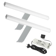 2x LED nábytkové svietidlo nad zrkadlovú skrinku 3W BRITA 2x LED nábytkové svietidlo nad zrkadlovú skrinku 3W BRITA