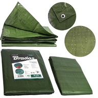 Plachta 3x3m zelená, vystužená, vodeodolná, UV+ Plachta 3x3m zelená, vystužená, vodeodolná, UV+