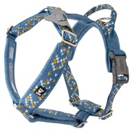 Hurtta Razzle-Dazzle Y-Harness Ochranný postroj Bilberry pre psov 55-65cm Hurtta Razzle-Dazzle Y-Harness Ochranný postroj Bilberry pre psov 55-65cm