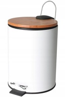 Yoka Home kovový kúpeľňový kôš, 3l, biely Yoka Home kovový kúpeľňový kôš, 3l, biely