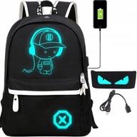 ŠKOLSKÝ BATOH MLÁDEŽE, SVIETEĽNÝ, REFLEXNÝ, USB ŠKOLSKÝ BATOH MLÁDEŽE, SVIETEĽNÝ, REFLEXNÝ, USB