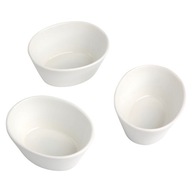 Sada 3 porcelánových misiek Altom Design Regular na občerstvenie Sada 3 porcelánových misiek Altom Design Regular na občerstvenie