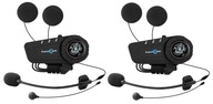2x INTERCOM FREEDCONN KY-PRO 1000M 6 ĽUDÍ 2 PRILBY