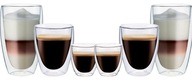 TERMÁLNE POHÁRE NA LATTE KÁVA ESPRESSO E 6X TERMÁLNE POHÁRE NA LATTE KÁVA ESPRESSO E 6X