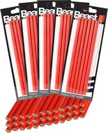 Stolárska ceruzka, červená, sada 60 ks