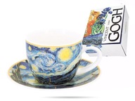 Šálka ​​s podšálkou Van Gogh Starry Night espresso 80 ml CARMANI