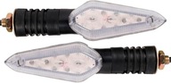 LED SVETLÁ, predné, ČIERNA, 15 diód