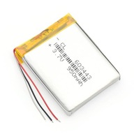 Batéria Li-Poly batéria 3 vodičová 950mAh 3,7V