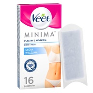 VEET MINIMA voskové pásiky SOFT SKIN 16 ks Bikiny na depiláciu podpazušia VEET MINIMA voskové pásiky SOFT SKIN 16 ks Bikiny na depiláciu podpazušia