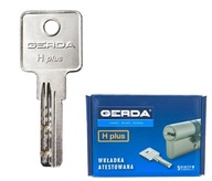 Zhotovenie duplikátu kľúča pre cylindrickú vložku GERDA H PLUS