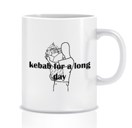 Hrnček s vtipnou grafikou (kebab na dlhý deň) Hrnček s vtipnou grafikou (kebab na dlhý deň)