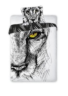 Obliečky pre mládež 160x200 Lev, Tiger, šrafované Obliečky pre mládež 160x200 Lev, Tiger, šrafované