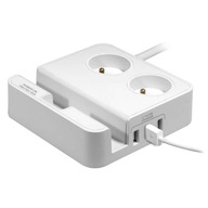NAPÁJACÍ LIST 2 ZÁSUVKY, STOJAN, 3x USB, BIELY NAPÁJACÍ LIST 2 ZÁSUVKY, STOJAN, 3x USB, BIELY