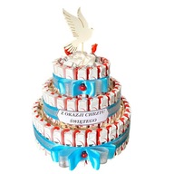 Kinder torta darček ku krstu pre chlapca Kinder torta darček ku krstu pre chlapca