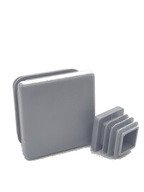 Štvorcový sivý uzáver 50x50 mm - 20 ks Štvorcový sivý uzáver 50x50 mm - 20 ks