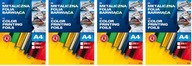 Metalická farbiaca fólia A4 balenie 100 kusov modrá 361003 Argo x 4 Metalická farbiaca fólia A4 balenie 100 kusov modrá 361003 Argo x 4