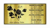 Náhrobná doska na kolektívny hrob HRUBÝ 100x50 Náhrobná doska na kolektívny hrob HRUBÝ 100x50