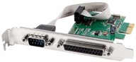 Radič portu PCI-Express 1xCOM (9-pin) + 1xLPT