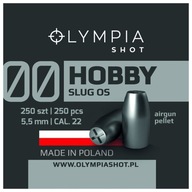 Olympia Shot Slug Hobby pelety 5,5 mm - 250 ks Diabolo Olympia Shot Slug Hobby pelety 5,5 mm - 250 ks Diabolo