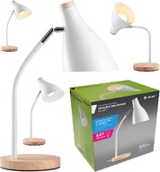 Stolná lampa Scandi E27 do 40W, biela, 1,5 m Stolná lampa Scandi E27 do 40W, biela, 1,5 m