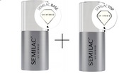 Semilac Base pre hybridný lak na nechty a Top Base + Top dlhotrvajúca manikúra Semilac Base pre hybridný lak na nechty a Top Base + Top dlhotrvajúca manikúra