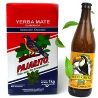 Yerba Mate PAJARITO SELECCION ESPECIAL 1kg + zelené pivo Ipa Guarana 500 ml