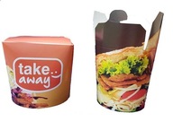 BOX NA JEDLO NUDLE BOX KEBAB 750ml(50)REDPLAST